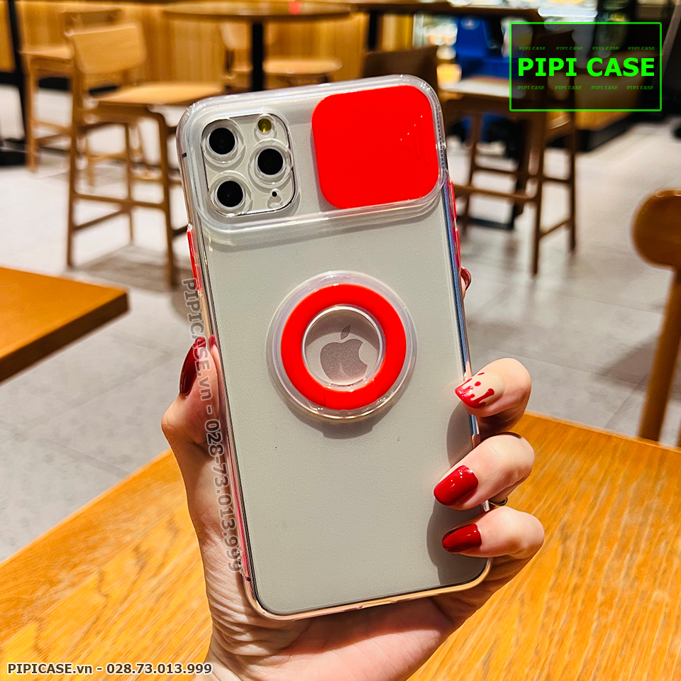 Ốp Lưng iPhone 11 Pro Max - Pink Bear - Đỏ
