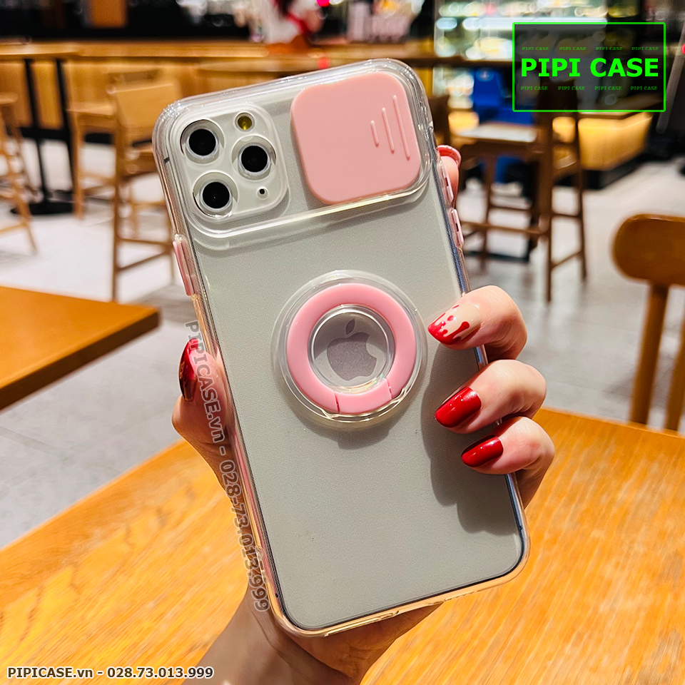 Ốp Lưng iPhone 11 Pro Max - Pink Bear - Hồng