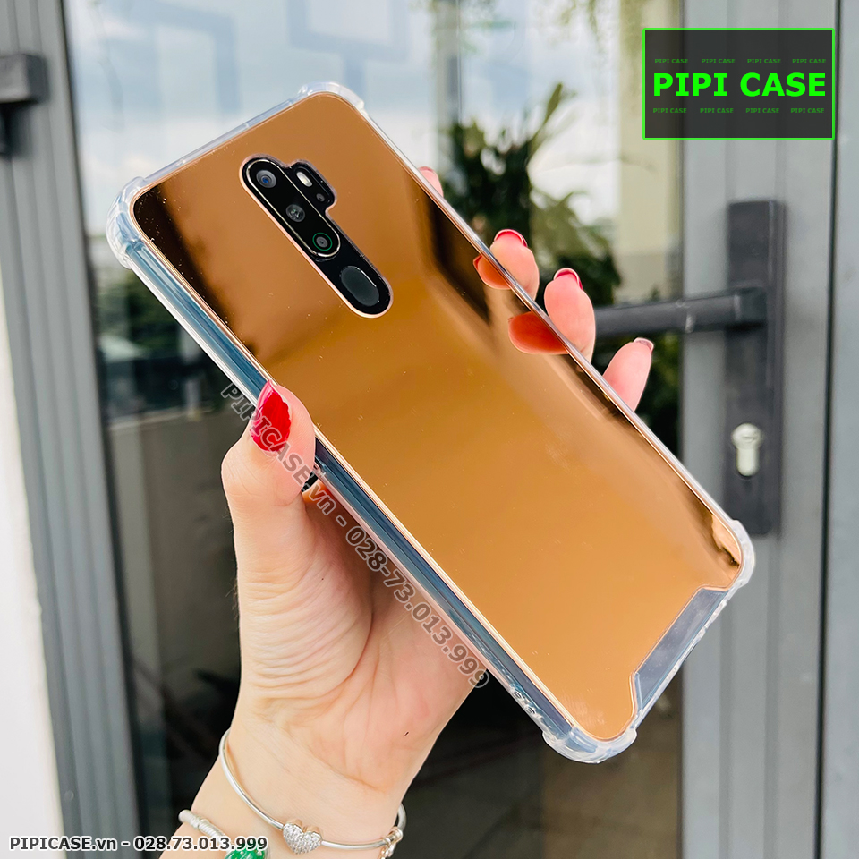 Ốp Lưng Oppo A5 2020 / A9 2020 - Mirror - Hồng