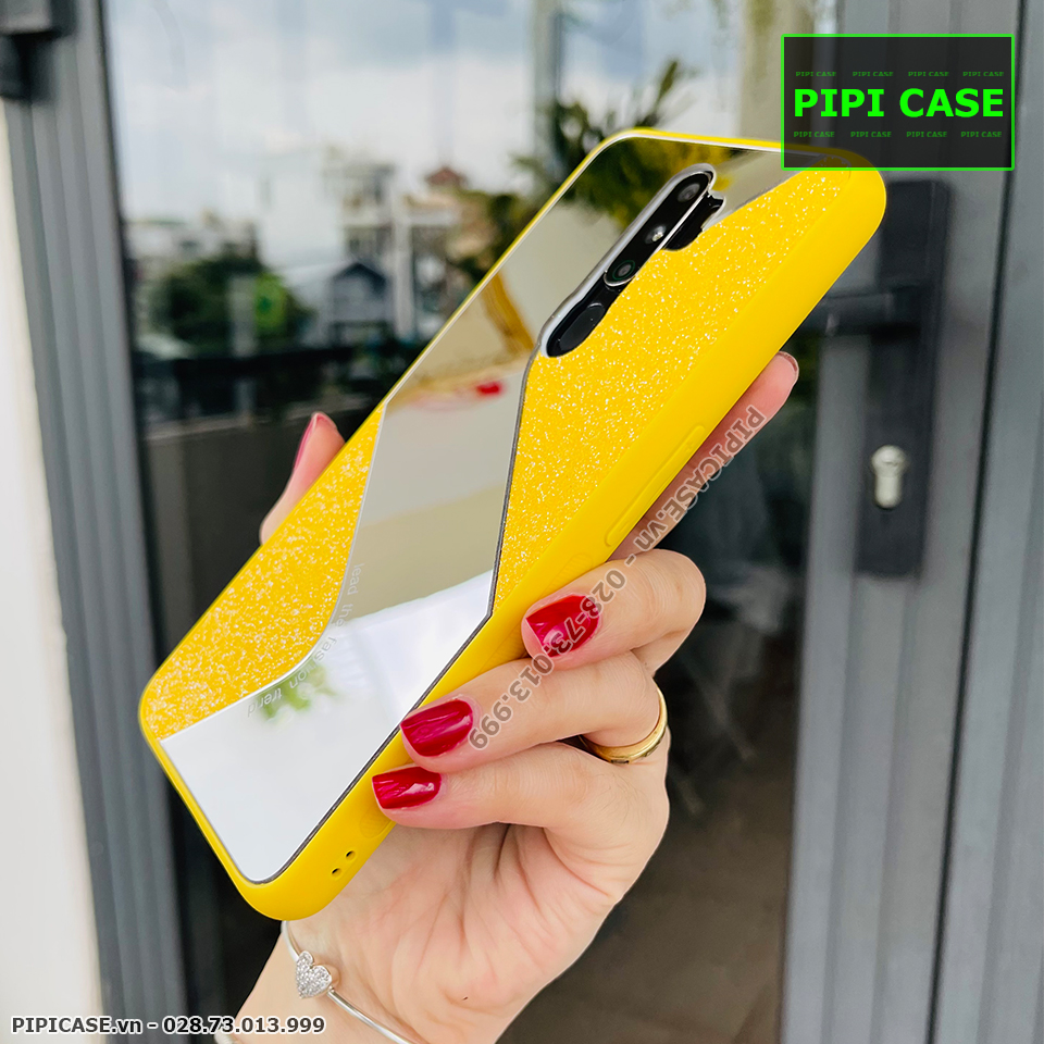 Ốp Lưng Oppo A5 2020 / A9 2020 - Glitter Mirror - Vàng