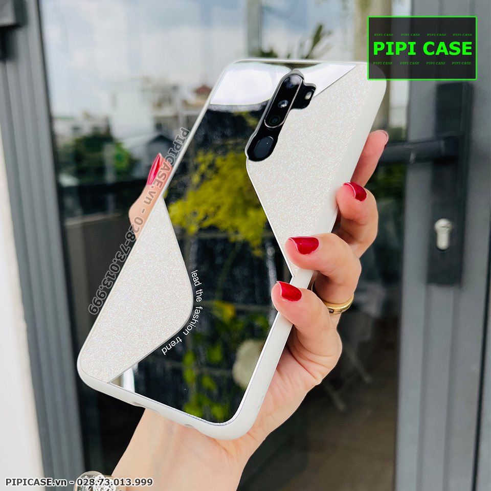 Ốp Lưng Oppo A5 2020 / A9 2020 - Glitter Mirror - Trắng