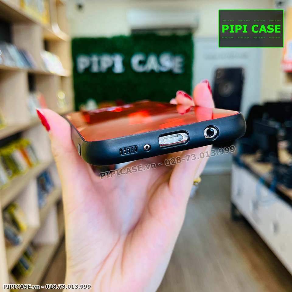 Ốp Lưng Samsung S8 - Kim Cương 6D - Đỏ