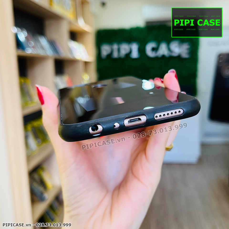 Ốp Lưng Oppo F5 - Kim Cương 6D - Đen