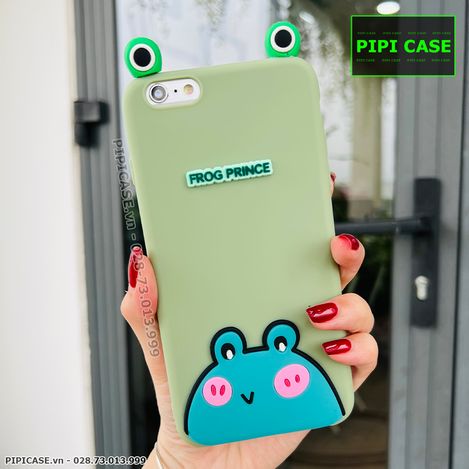 Ốp Lưng iPhone 6S Plus - HH Frog - Xanh Lá