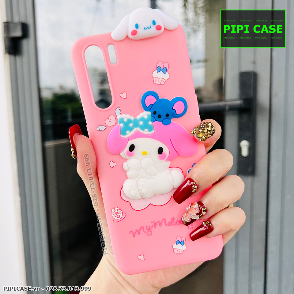 Ốp Lưng Oppo Reno 3 - HH Bunny - Hồng