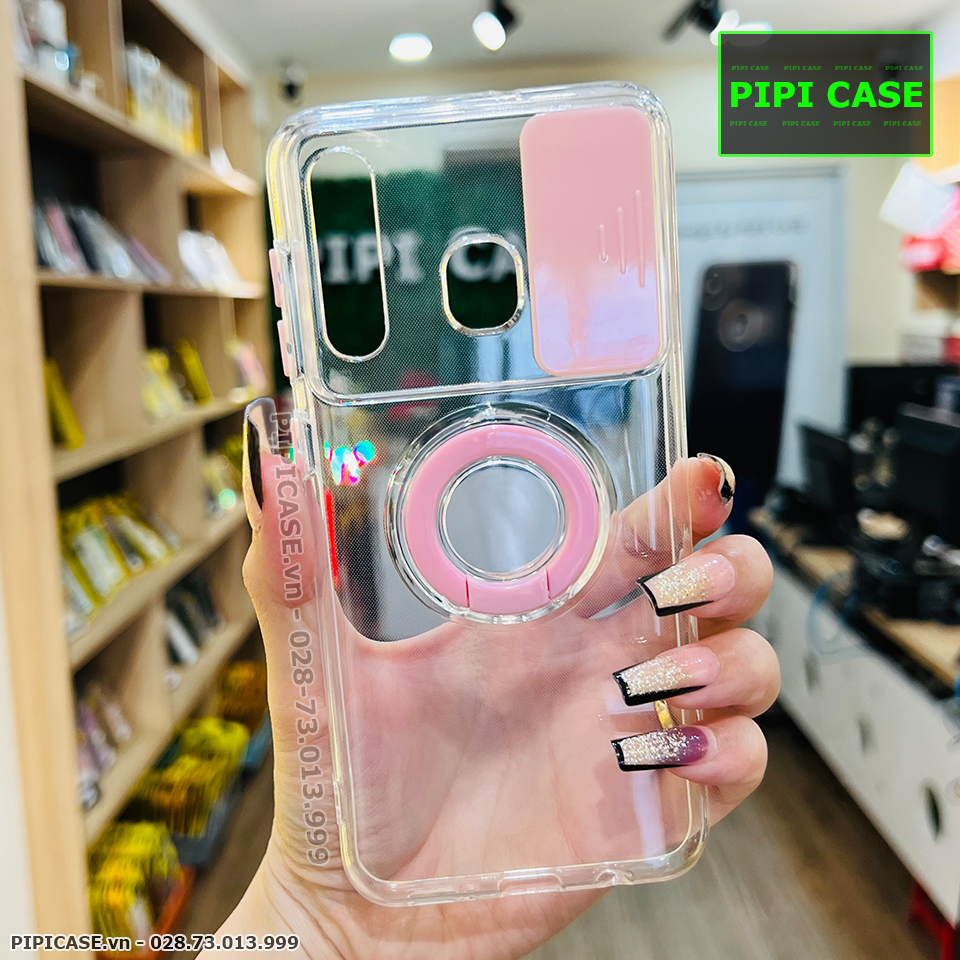 Ốp Lưng Samsung A20 / A30 - Pink Bear - Hồng