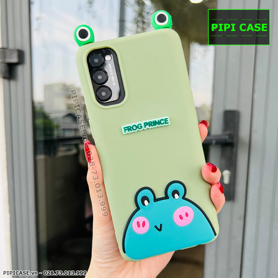 Ốp Lưng Oppo Reno 4 - HH Frog - Xanh Lá