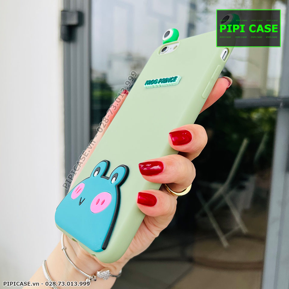 Ốp Lưng iPhone 6S Plus - HH Frog - Xanh Lá