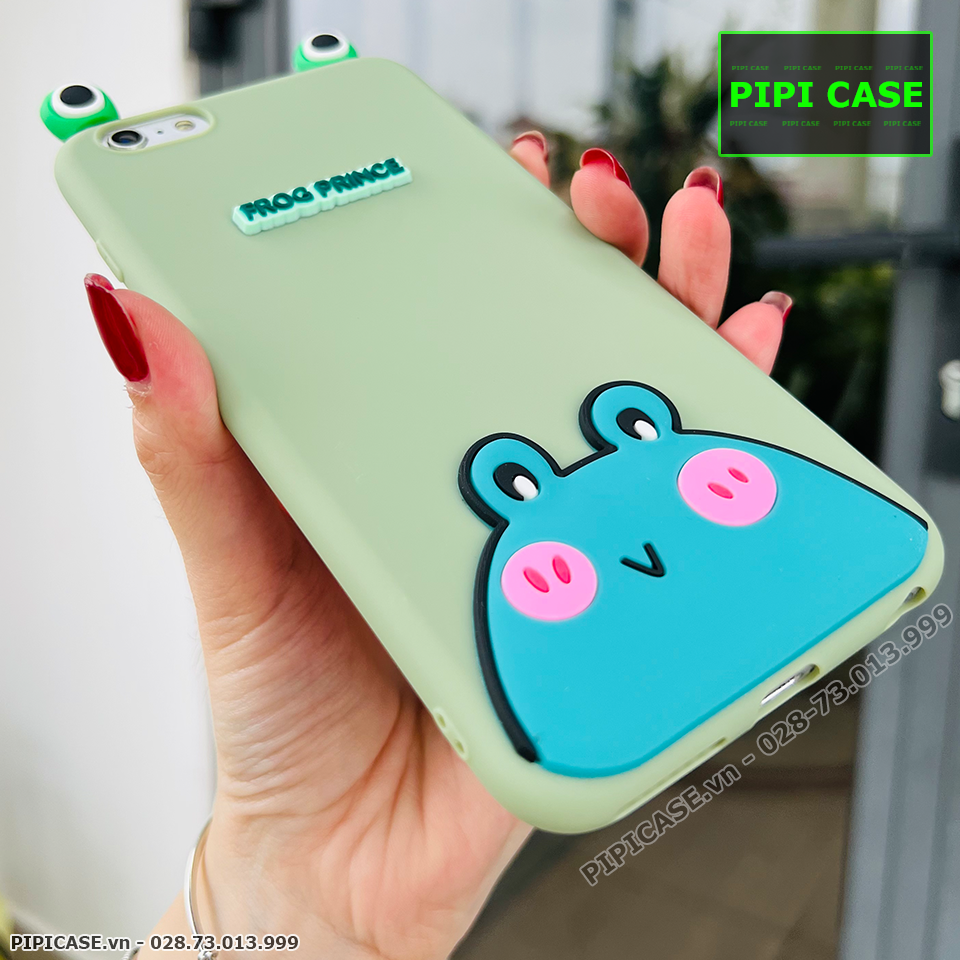 Ốp Lưng iPhone 6S Plus - HH Frog - Xanh Lá