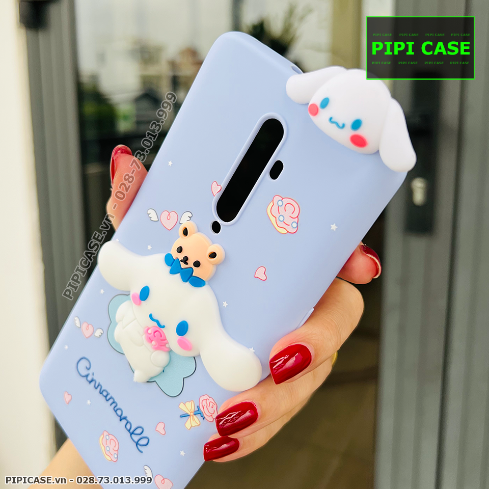 Ốp Lưng Oppo Reno 2F - HH Bunny - Xanh Nhạt
