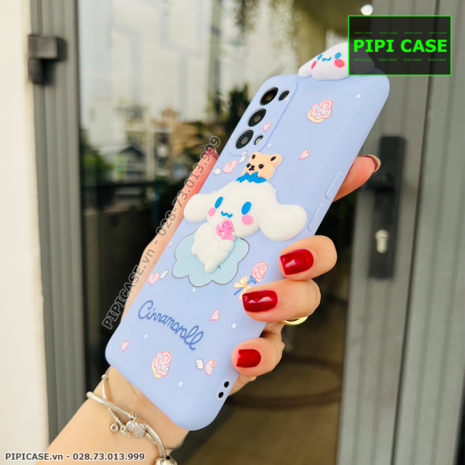 Ốp Lưng Oppo Reno 5 - HH Bunny - Xanh Nhạt