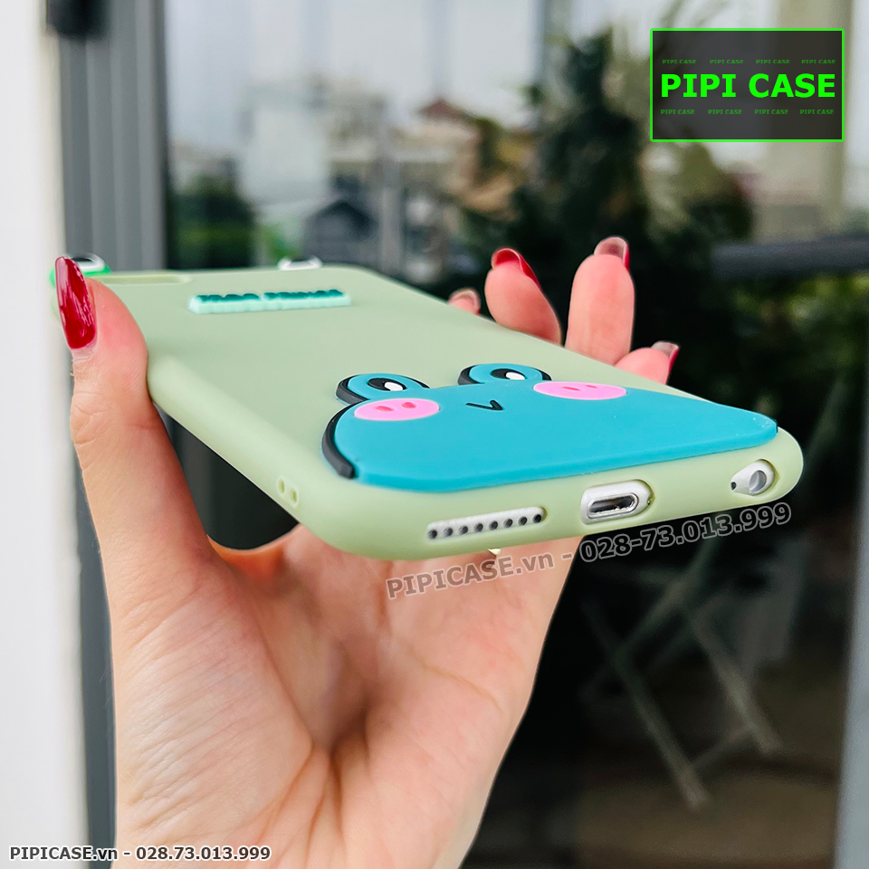 Ốp Lưng iPhone 6S Plus - HH Frog - Xanh Lá