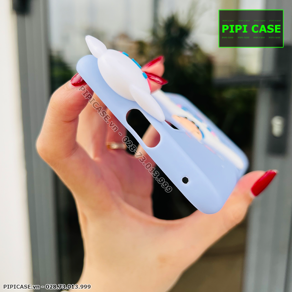 Ốp Lưng Oppo Reno 2F - HH Bunny - Xanh Nhạt