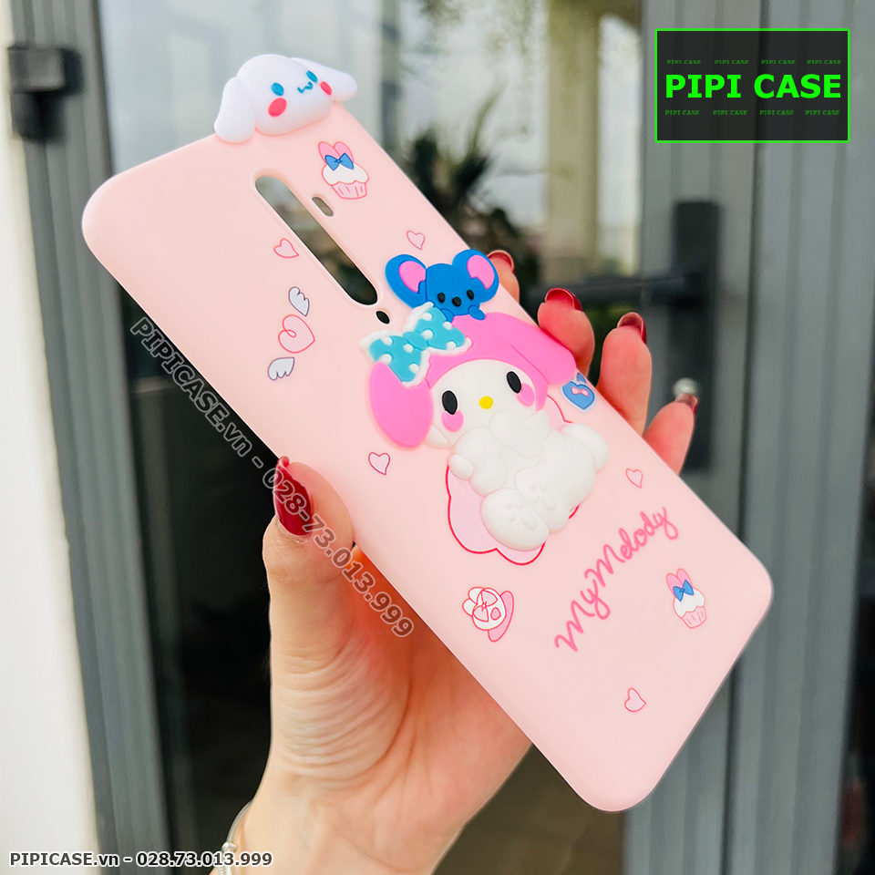Ốp Lưng Oppo Reno 2F - HH Bunny - Hồng