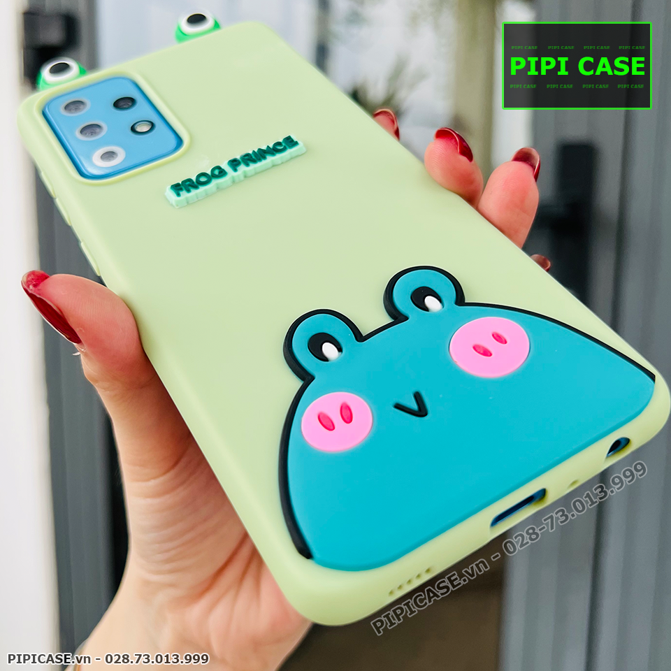 Ốp Lưng Samsung A72 - HH Frog - Xanh Lá