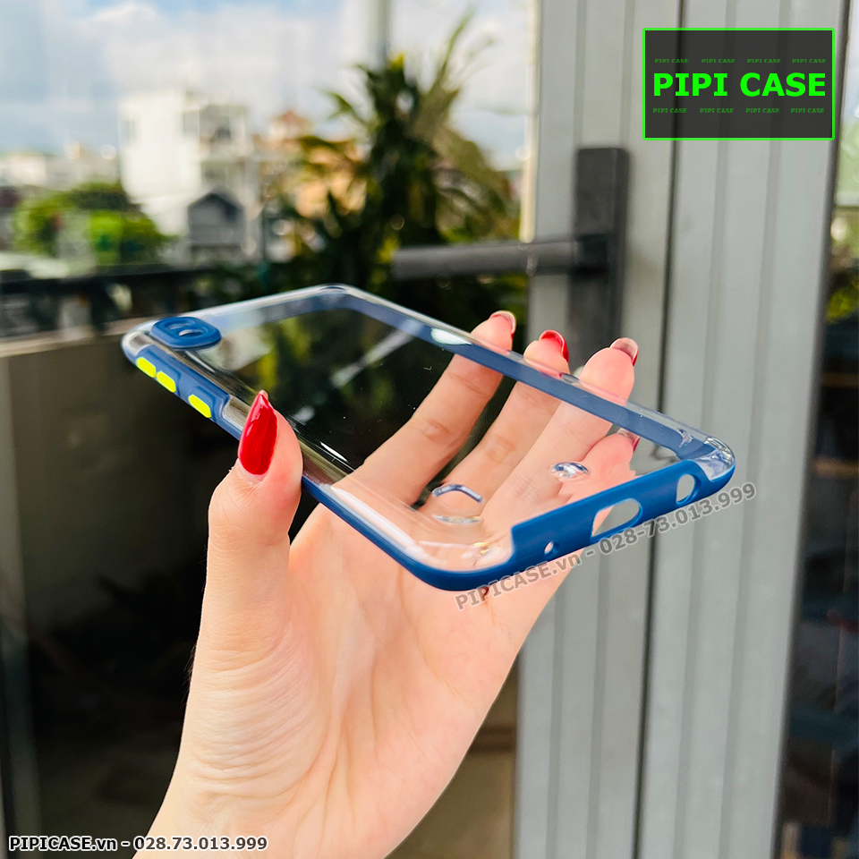 Ốp Lưng Samsung A10 - MiMin - Xanh Dương