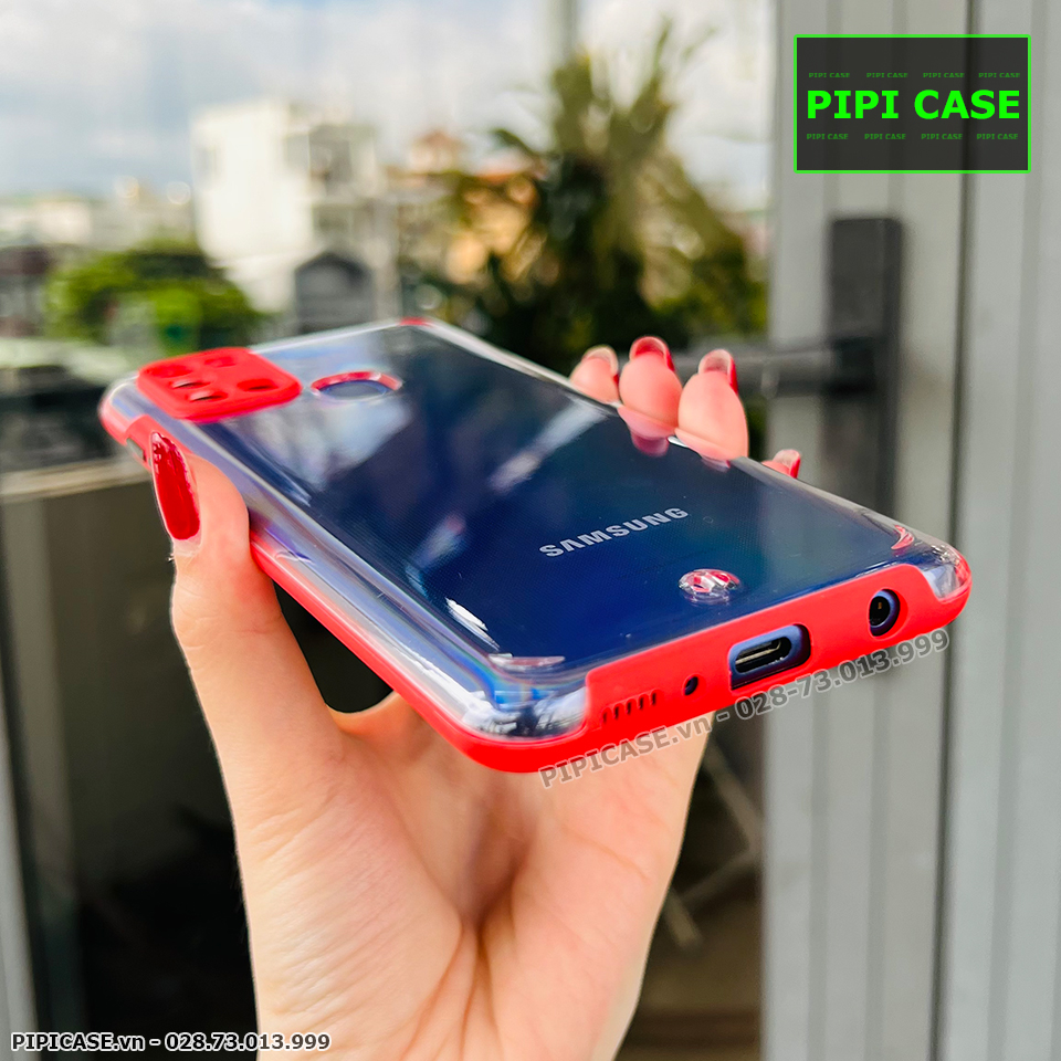 Ốp Lưng Samsung A21S - MiMin - Đỏ