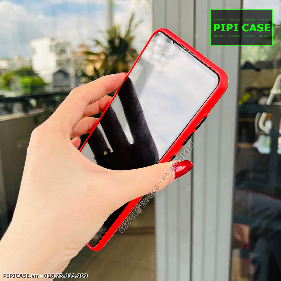 Ốp Lưng Samsung A21S - MiMin - Đỏ
