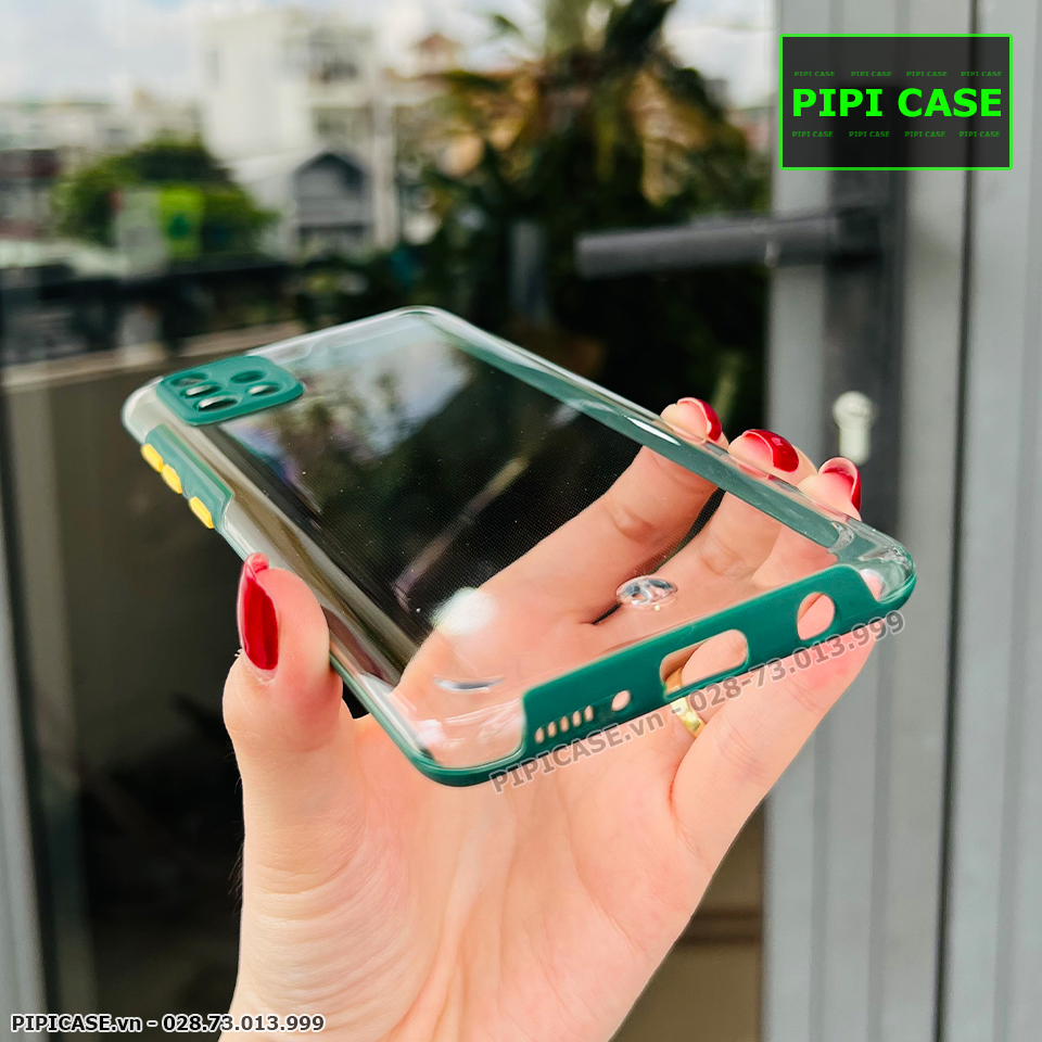 Ốp Lưng Samsung A51 - MiMin - Xanh Rêu