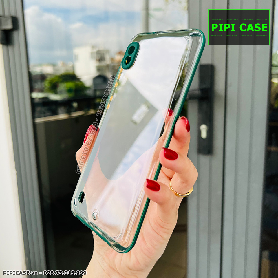 Ốp Lưng Samsung A10 - MiMin - Xanh Rêu