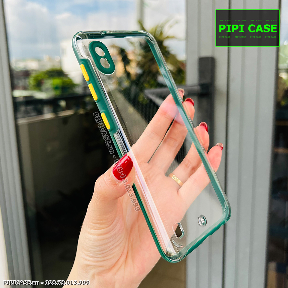 Ốp Lưng Samsung A10 - MiMin - Xanh Rêu