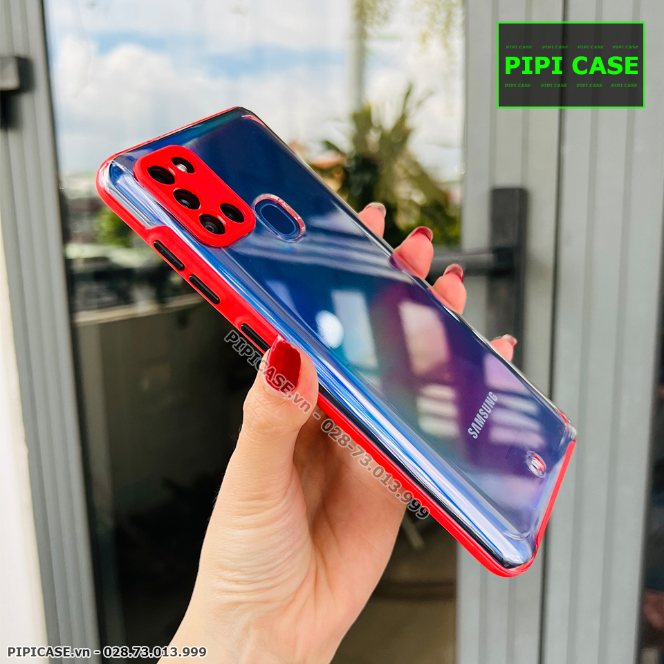 Ốp Lưng Samsung A21S - MiMin - Đỏ
