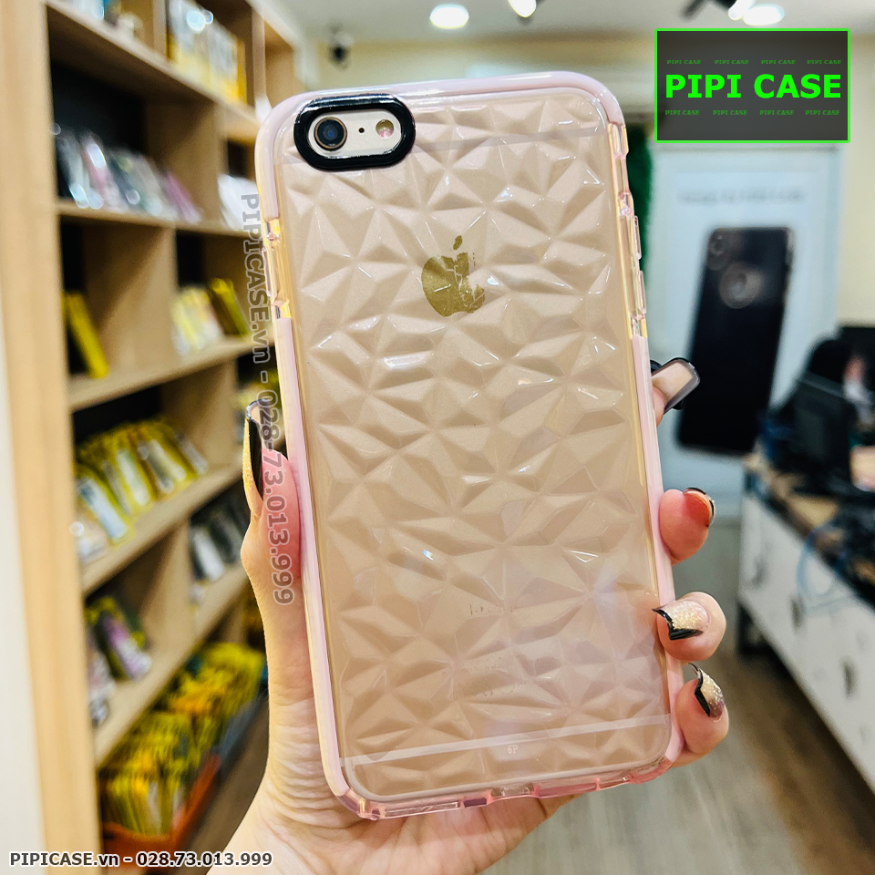 Ốp Lưng iPhone 6S - Diamond - Hồng