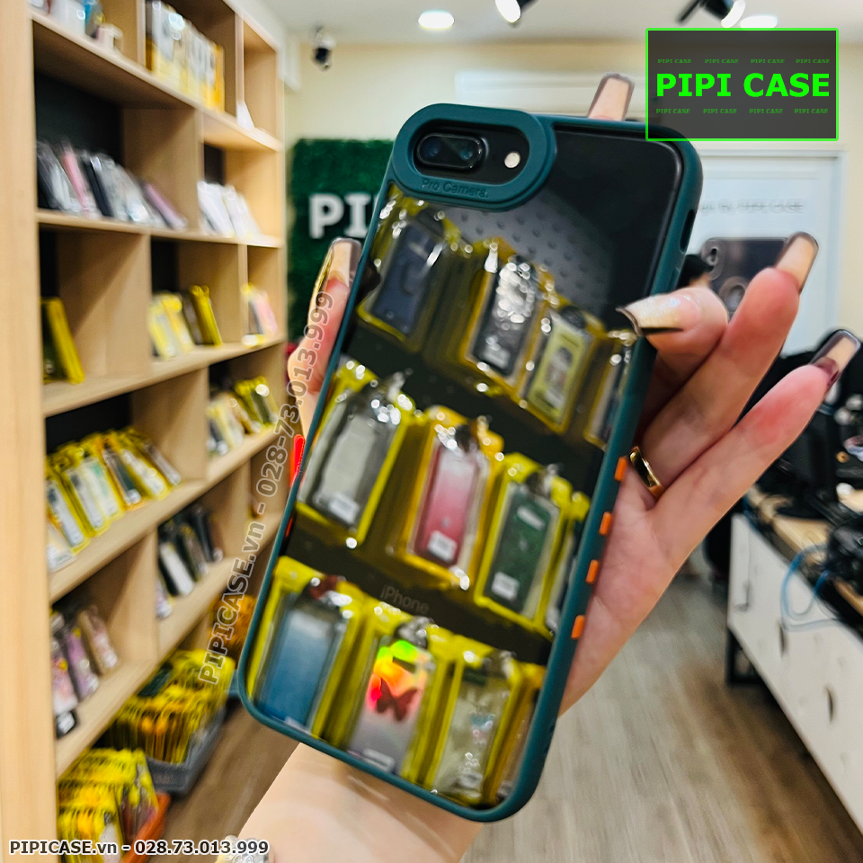 Ốp Lưng iPhone 7 Plus / 8 Plus - Fast Man - Xanh Rêu