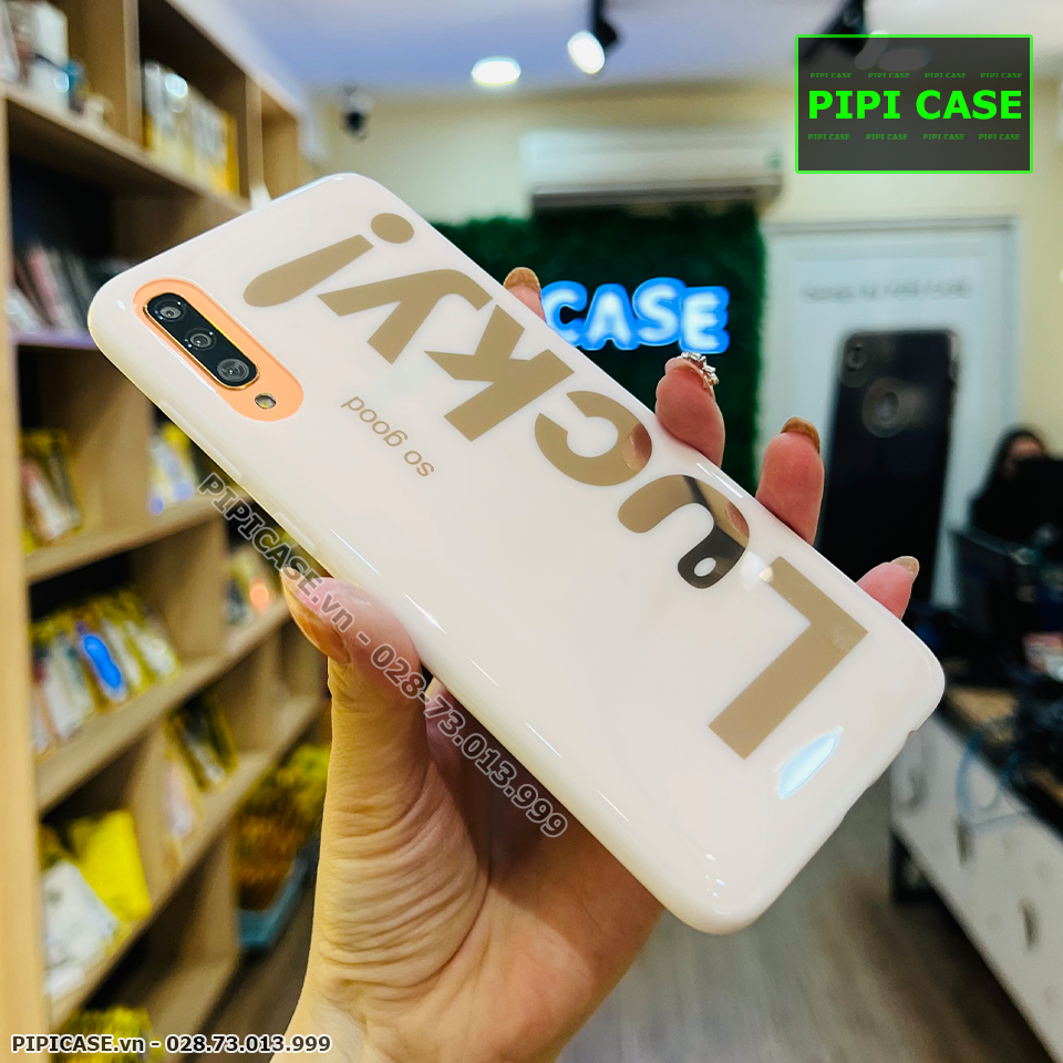 Ốp Lưng Samsung A70 - Lucky - Trắng