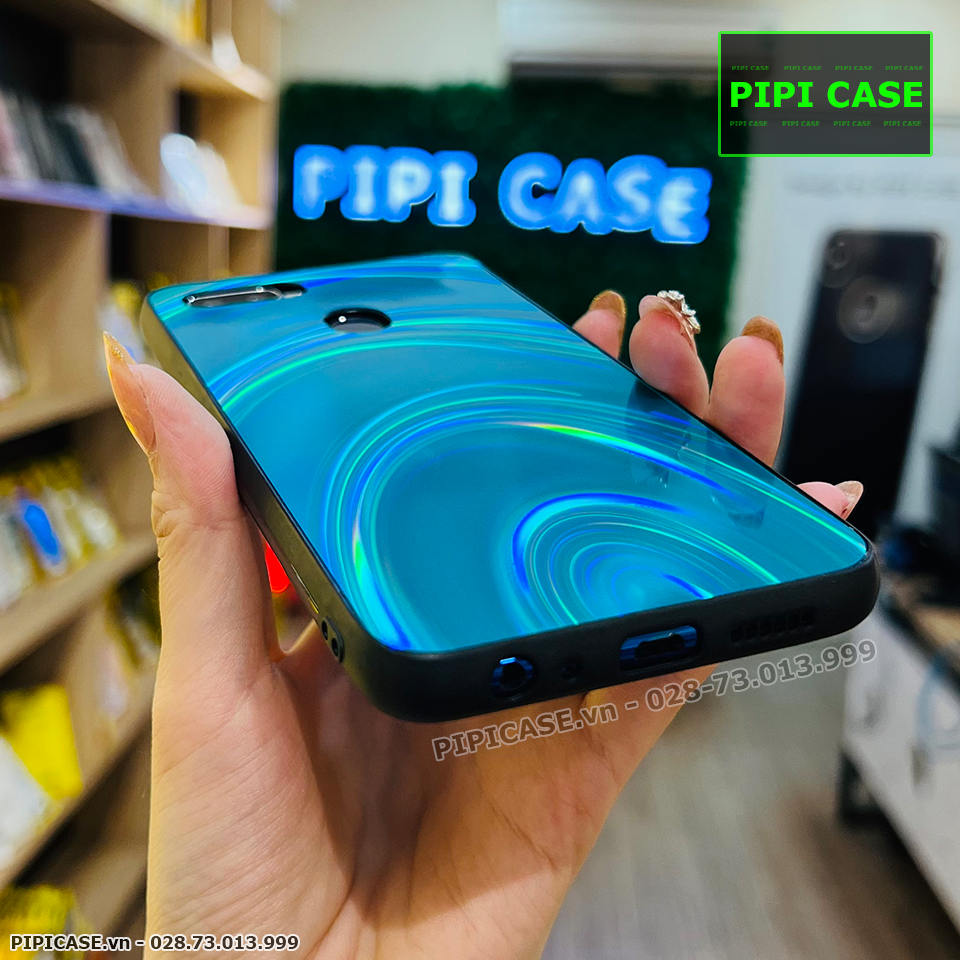 Ốp Lưng Oppo F9 - Twinkle - Xanh Ngọc
