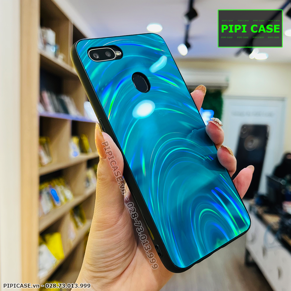 Ốp Lưng Oppo F9 - Twinkle - Xanh Ngọc