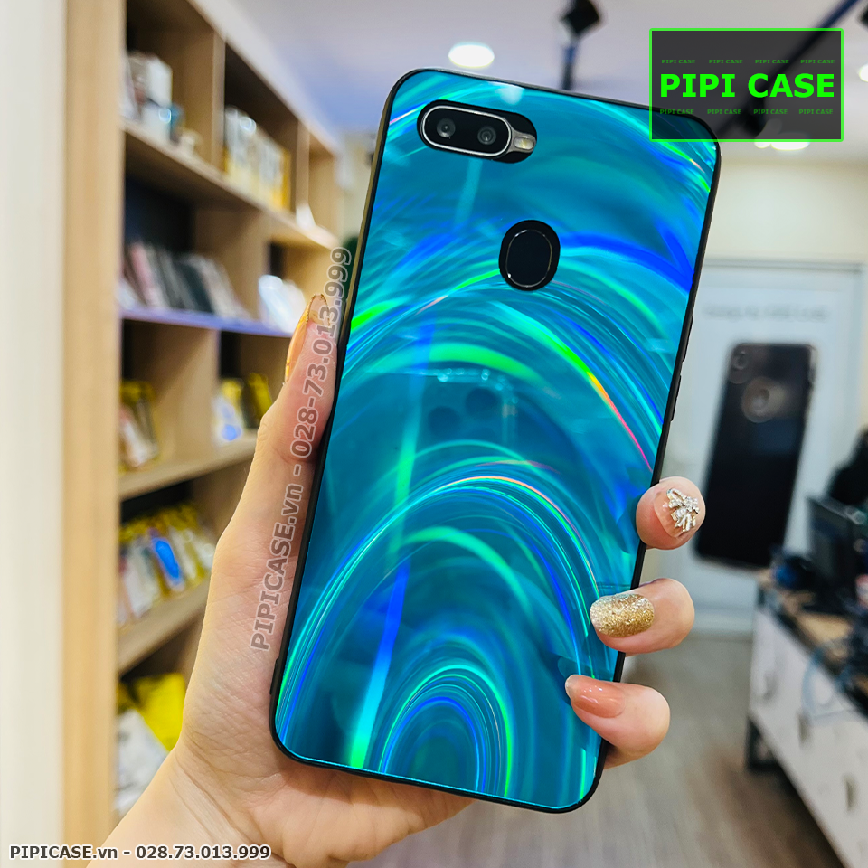 Ốp Lưng Oppo F9 - Twinkle - Xanh Ngọc