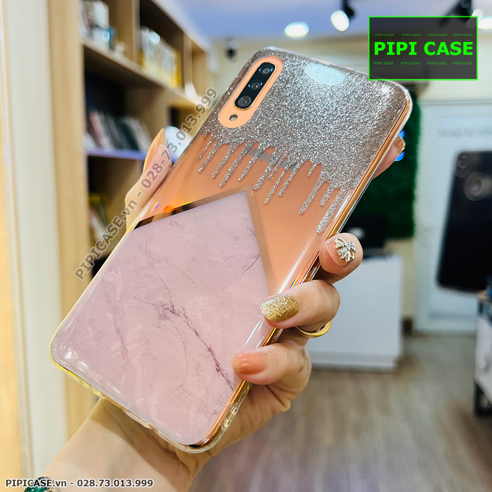 Ốp Lưng Samsung A70 - Sao Băng - Xám