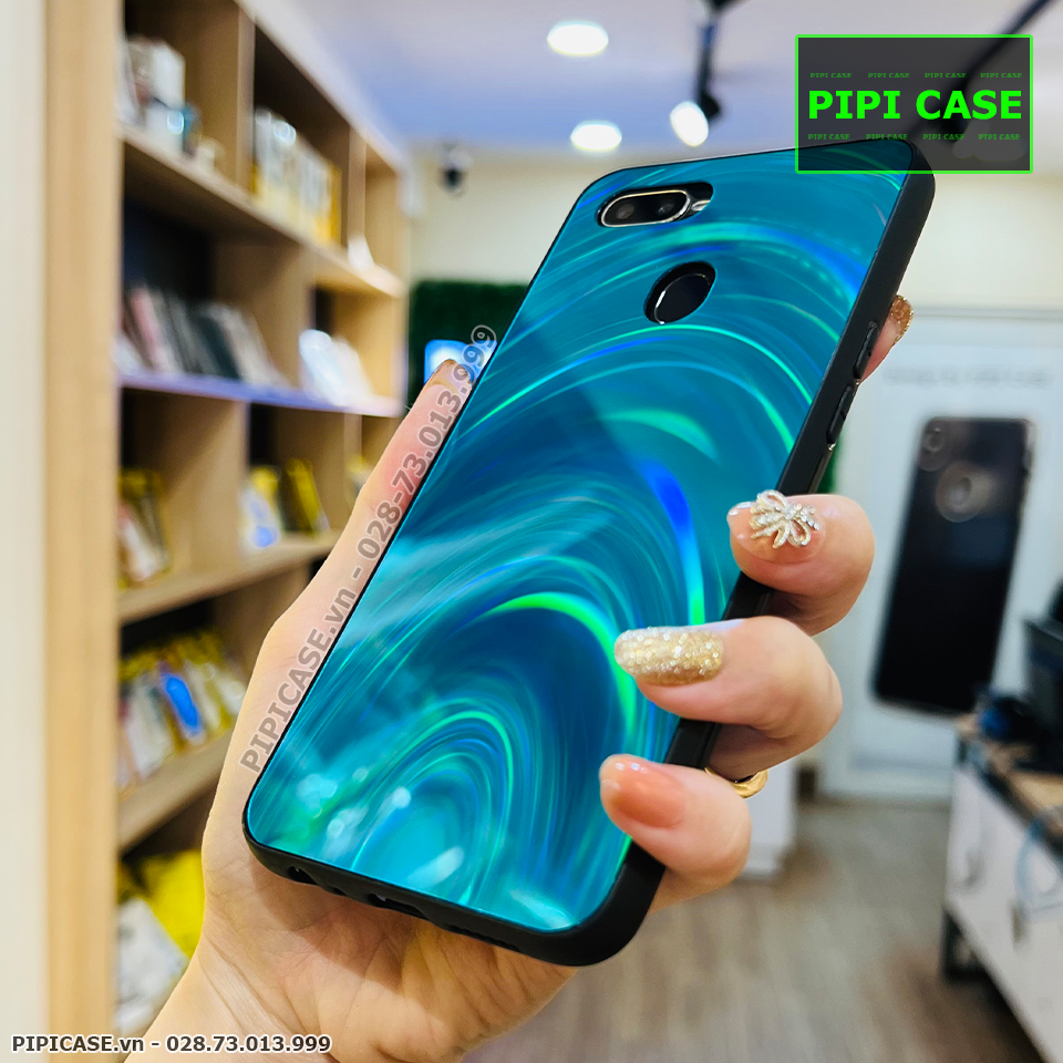 Ốp Lưng Oppo F9 - Twinkle - Xanh Ngọc