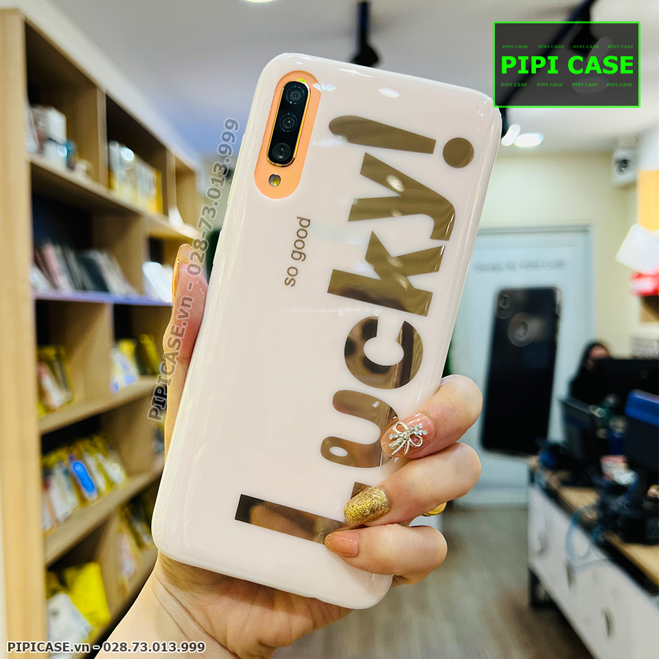 Ốp Lưng Samsung A70 - Lucky - Trắng
