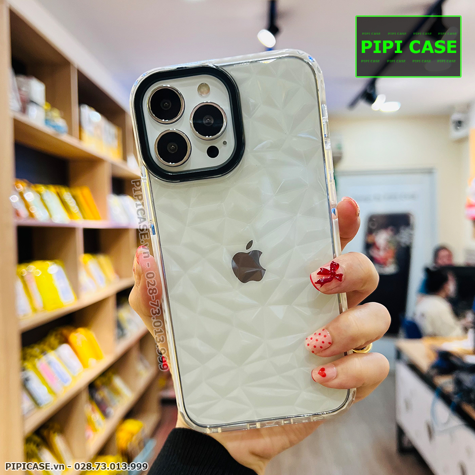 Ốp Lưng iPhone 13 Pro Max - Diamond - Trắng