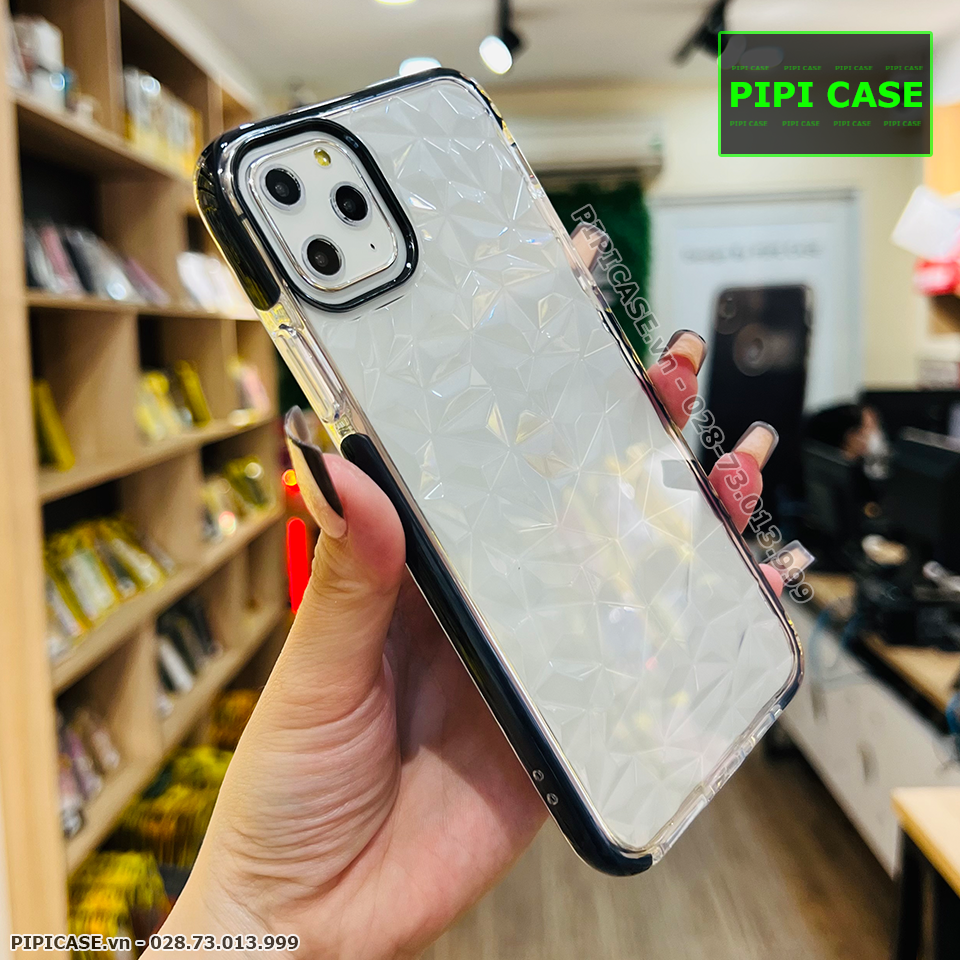 Ốp Lưng iPhone 11 Pro Max - Diamond - Đen