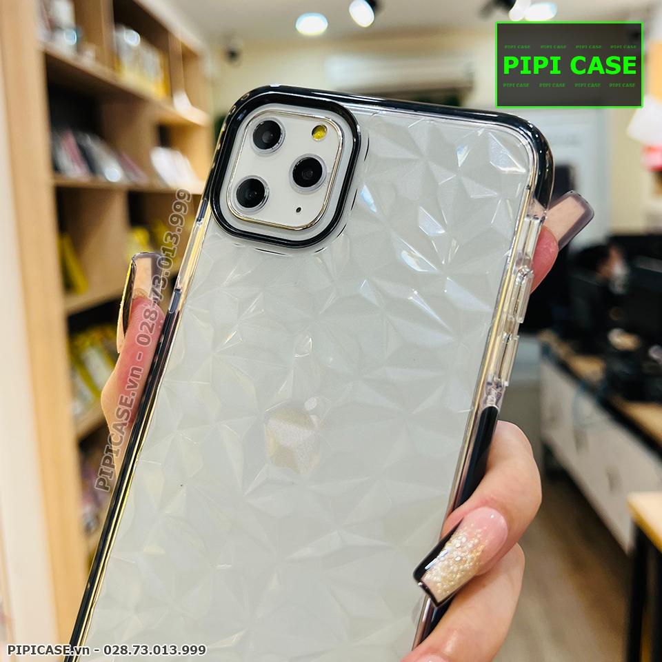 Ốp Lưng iPhone 11 Pro Max - Diamond - Đen