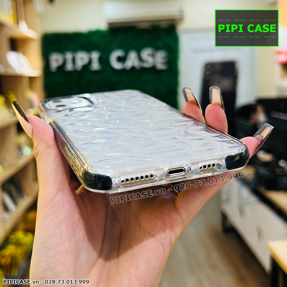 Ốp Lưng iPhone 11 Pro Max - Diamond - Đen