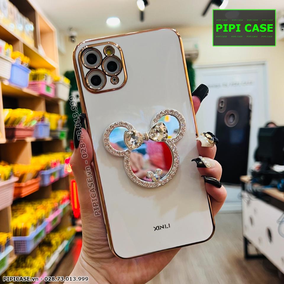 Ốp Lưng iPhone 11 Pro Max - Mic Gương - Trắng