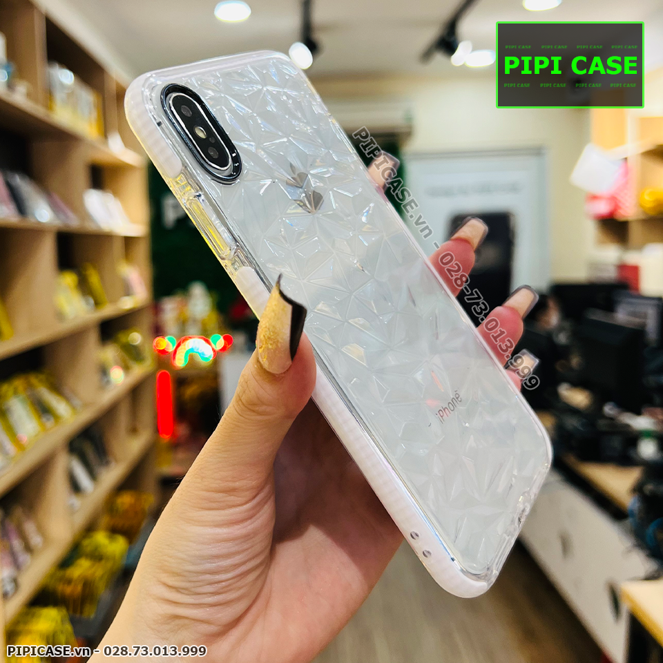 Ốp Lưng iPhone XS Max - Diamond - Trắng