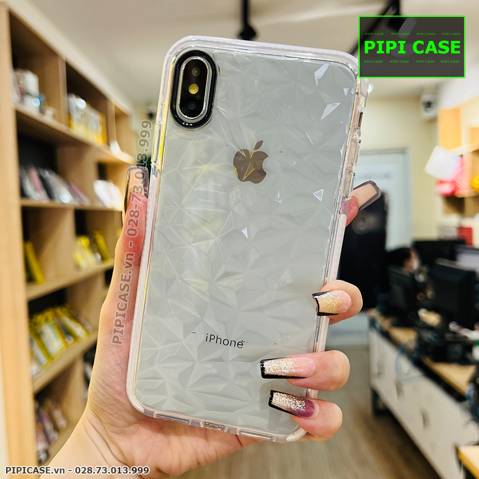 Ốp Lưng iPhone XS Max - Diamond - Trắng