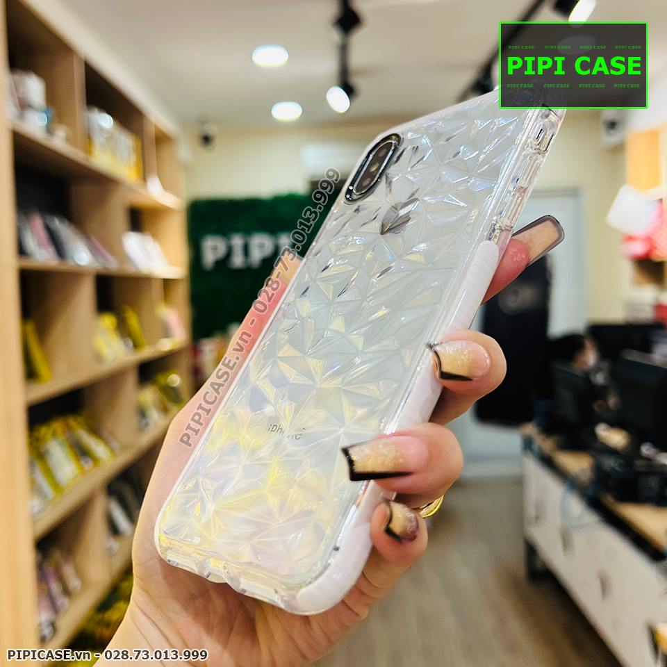 Ốp Lưng iPhone XS Max - Diamond - Trắng