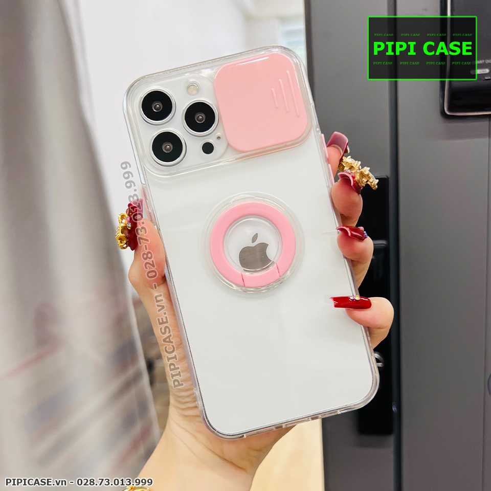 Ốp Lưng iPhone 13 Pro Max - Pink Bear - Hồng
