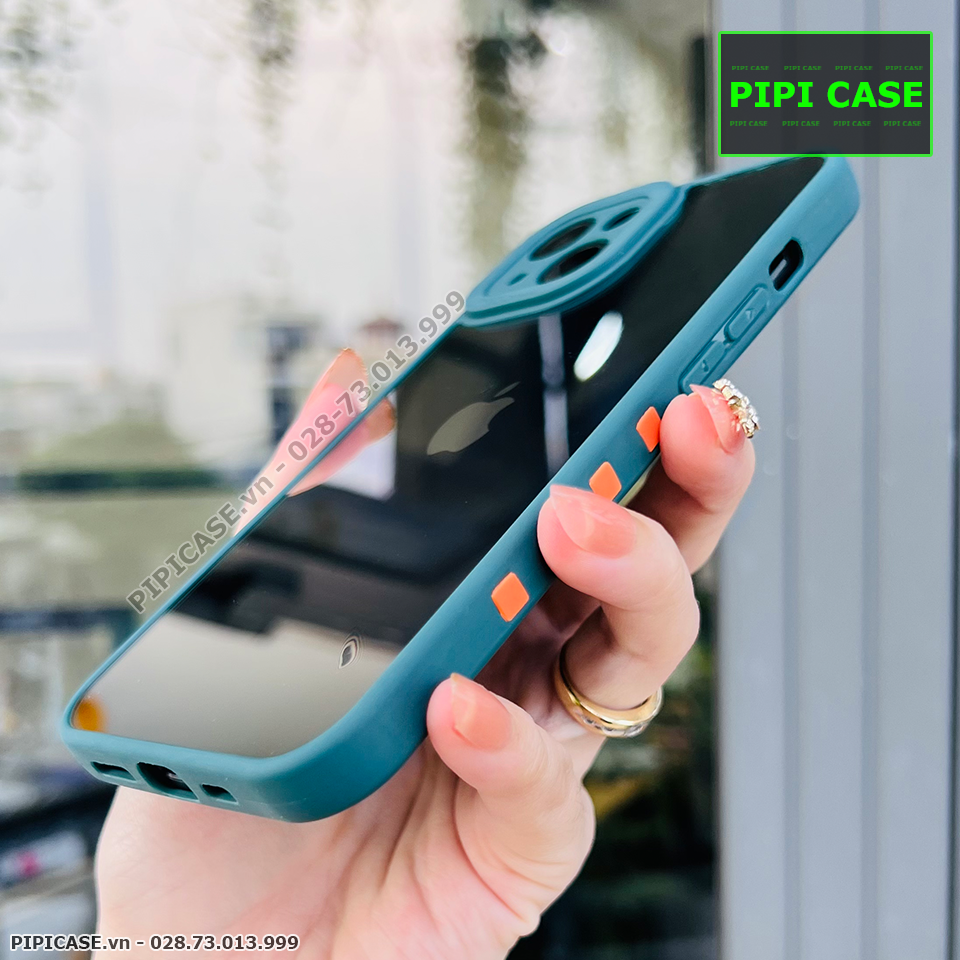 Ốp Lưng iPhone 13 - Fast Man - Xanh Rêu