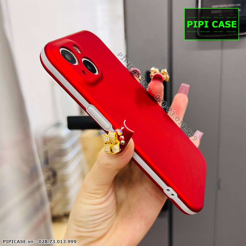 Ốp Lưng iPhone 13 - Design 360 - Đỏ
