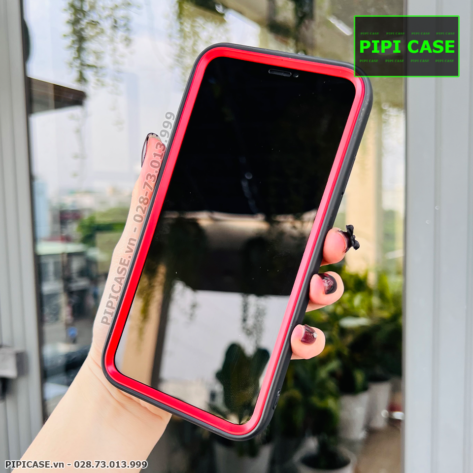 Ốp Lưng iPhone X / XS - Zeus - Đen Viền Đỏ