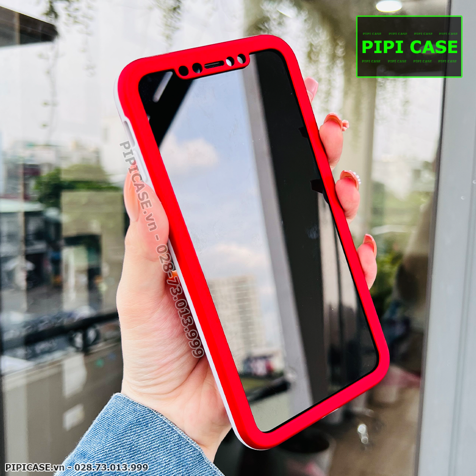 Ốp Lưng iPhone X / XS - Design 360 - Đỏ