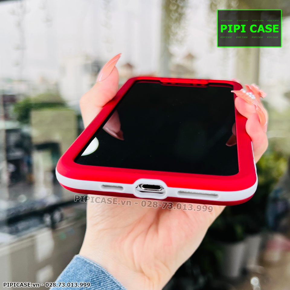 Ốp Lưng iPhone X / XS - Design 360 - Đỏ
