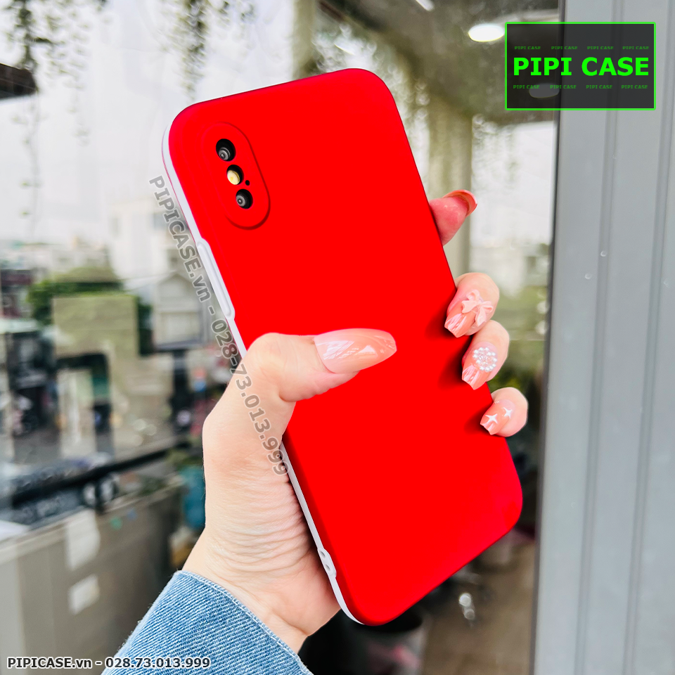 Ốp Lưng iPhone X / XS - Design 360 - Đỏ